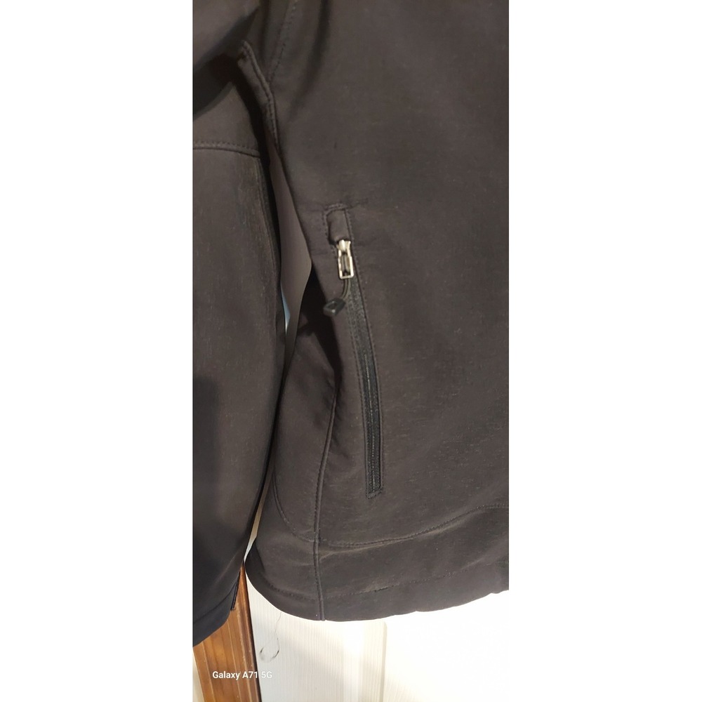 Patagonia Fleece Jacket Womens Small Black Full Zip Hike Workbox Company - Picture 2 of 7